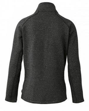 Jacket Montana Nimbus Lady donker grijsmelange achterzijde - Yipp & Co Textiles
