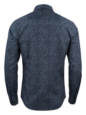 Overhemd Indigo Bow 37 Slim Fit achterkant - Yipp & Co Textiles