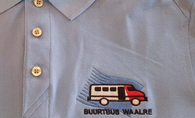 Buurtbus Waalre Borduring - Yipp & Co Textiles