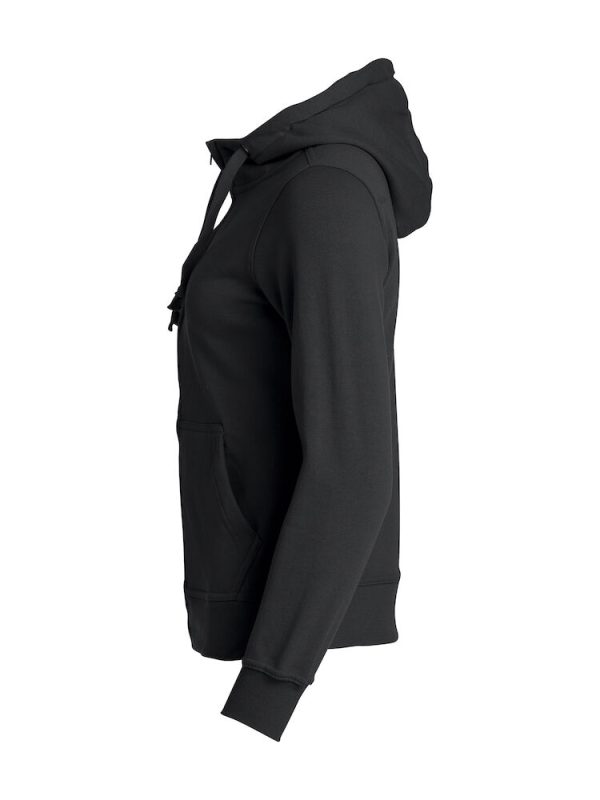 clique basic hoody full zip dames yippenco textiles 10