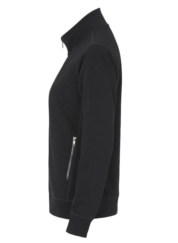 cottover french terry full zip collar dames yippenco textiles 5