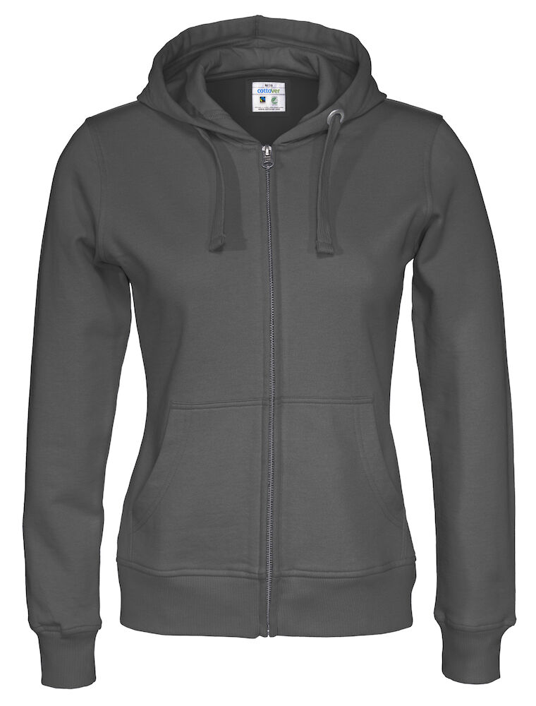 cottover hoodie full zip dames yippenco textiles 13